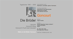 Desktop Screenshot of goncourt.net